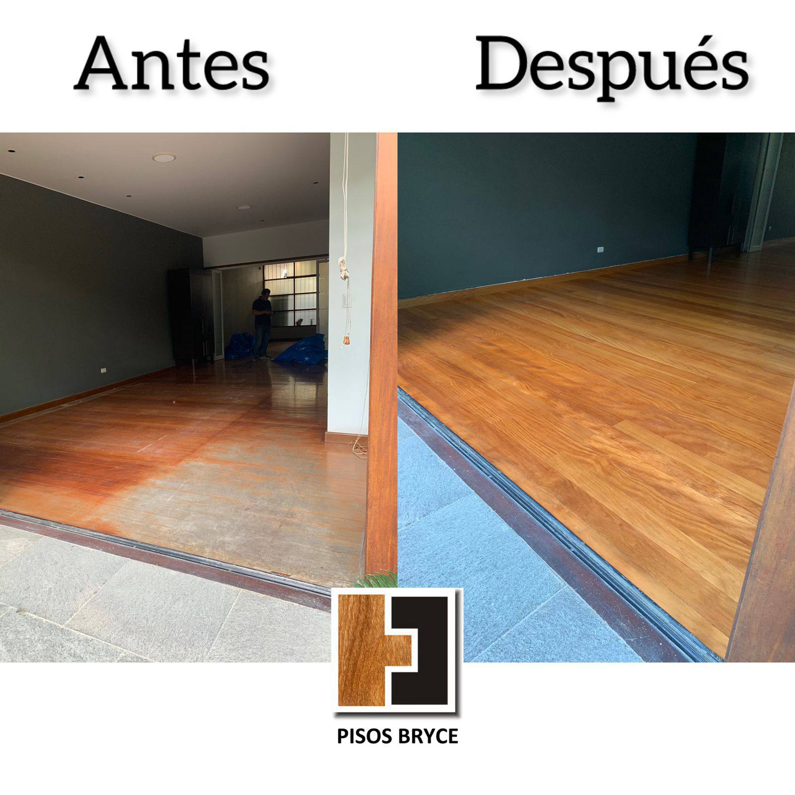 Antes y después de un piso restaurado